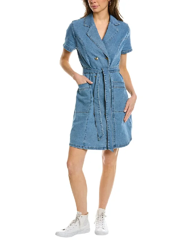 Nanette by Nanette Lepore Bowery Denim Shirtdress Stylish Shirt Dress