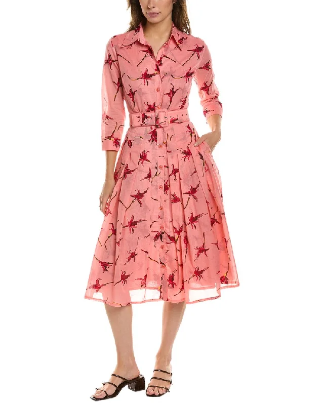 Samantha Sung Audrey 4 Shirtdress Loose Shirt Dress