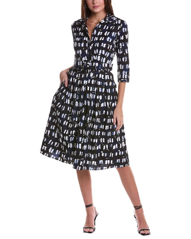 Samantha Sung Audrey Shirtdress Long Sleeve Shirt