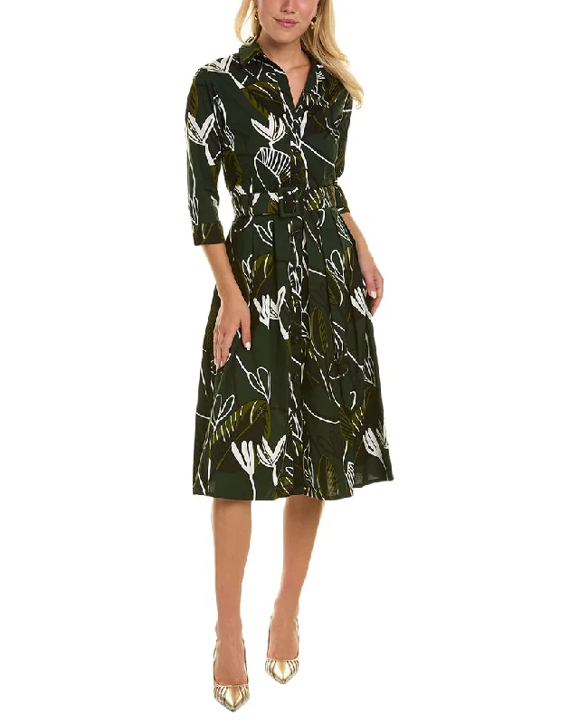 Samantha Sung Audrey Shirtdress Elegant Button Shirt